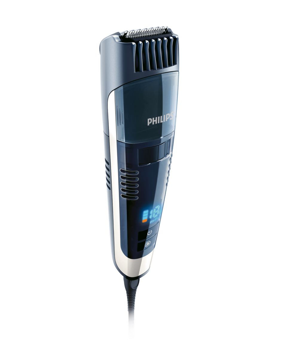 Beardtrimmer series 7000 Vacuum stubble and beard trimmer QT4070
