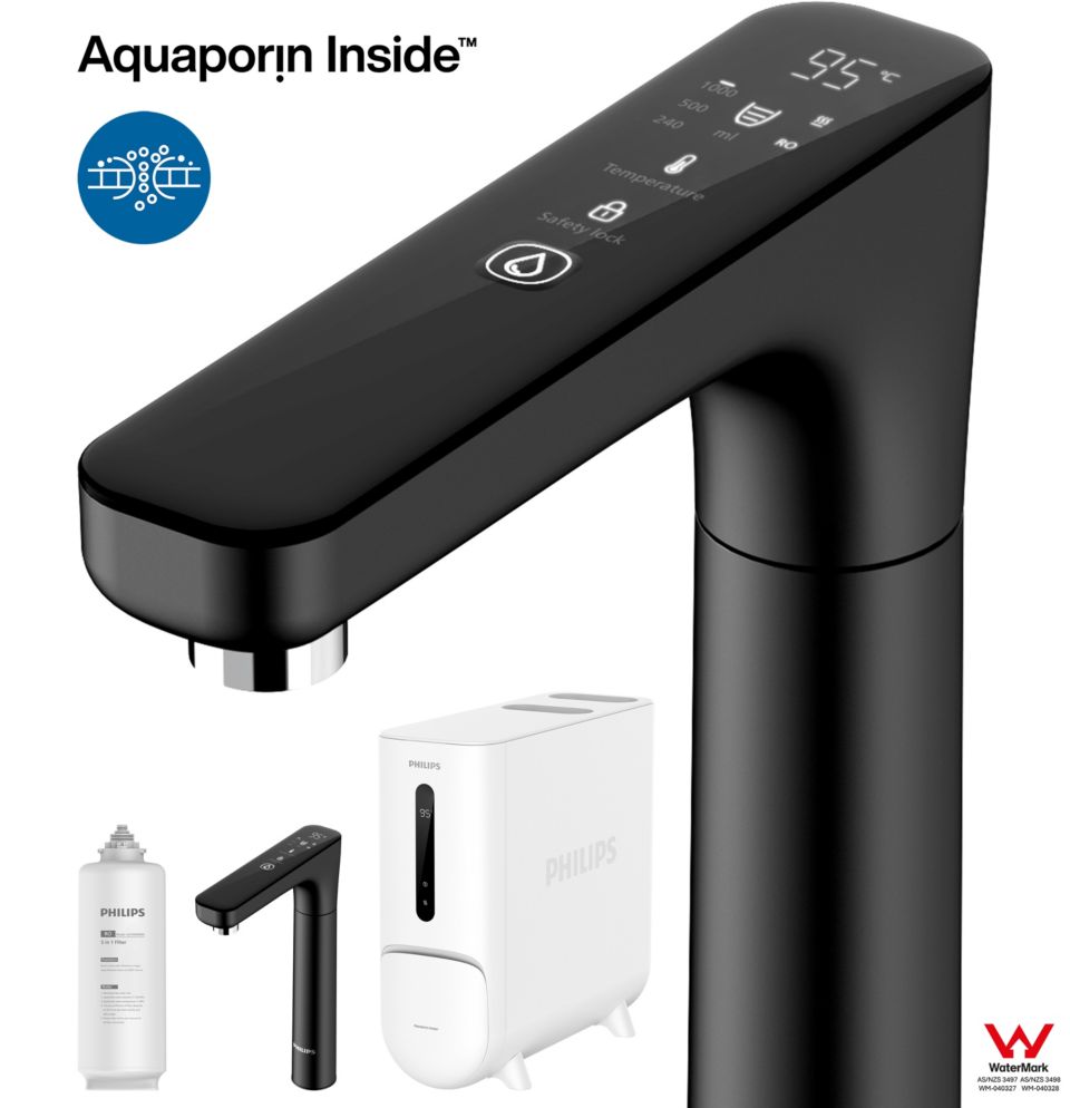 Pure tasting water, from ambient to piping hot