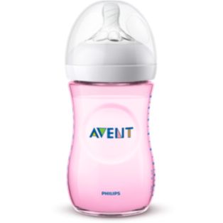 Avent Baby bottles with slow-flow teats & flexible design