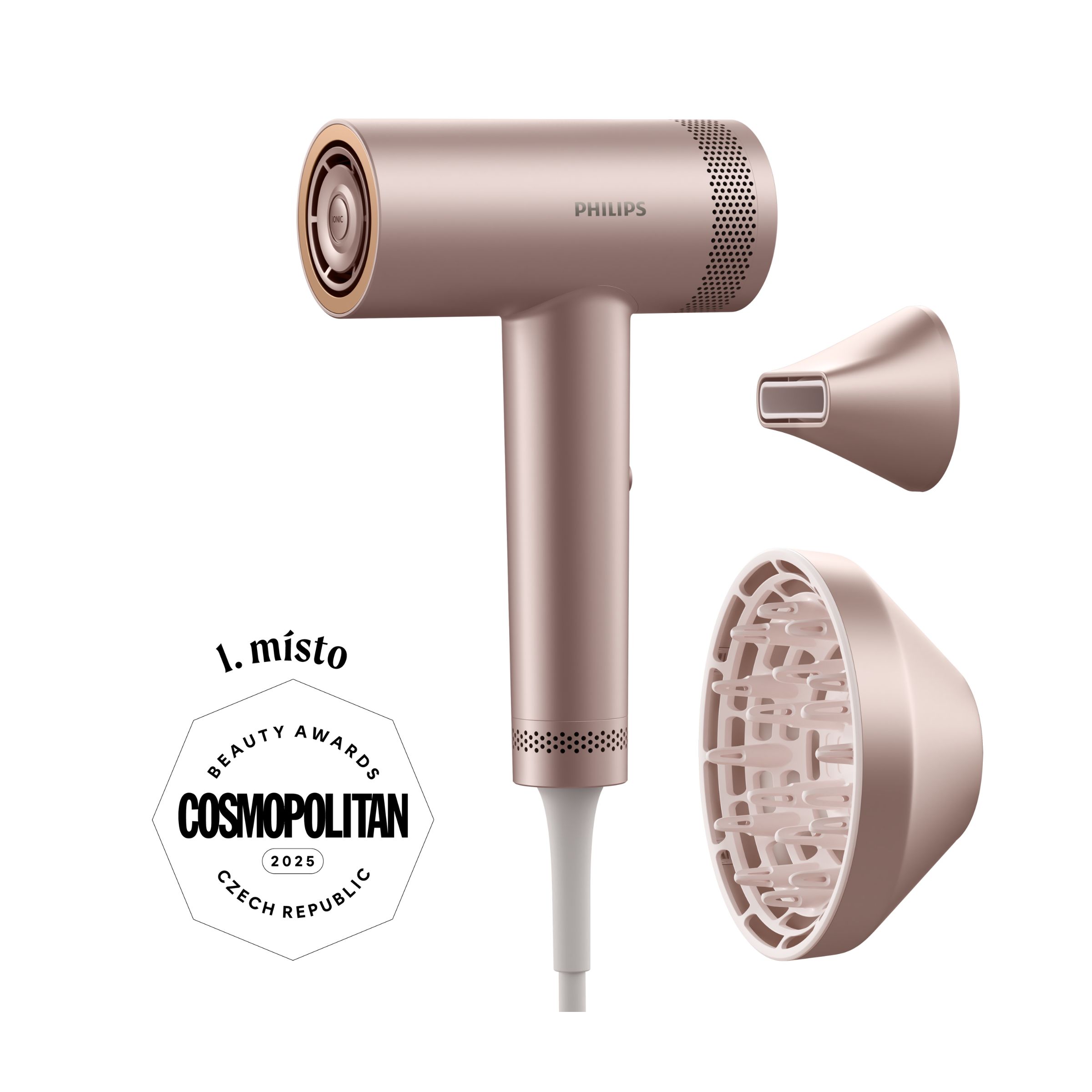 Philips Hair Dryer 8000 Series - Fén S technologií ThermoShield Advanced - BHD837/10