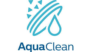 Filtro AquaClean: hasta 5000 tazas* sin necesidad de eliminar los depósitos de cal.