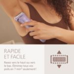 Un rasage doux et net, même sur les zones sensibles.