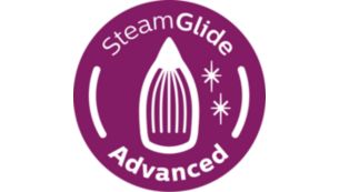 SteamGlide Advanced-zoolplaat voor gemakkelijk strijken van alle stoffen