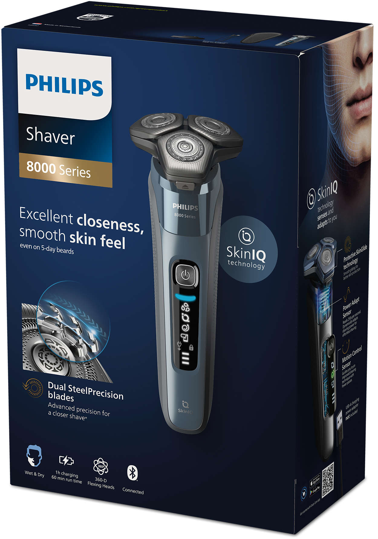 Shaver Series 8000 Elektrischer Nass- und Trockenrasierer S8692/35 | Philips