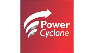 PowerCyclone 5 颶風離塵技術可一次將灰塵與空氣隔離