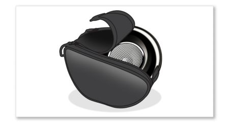 Carrying pouch to protect your speakers when not in use