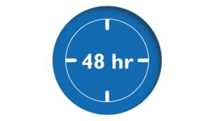 Automatic keep warm function for up to 48 hours