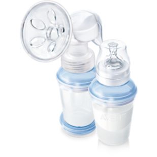 Manual breast pump