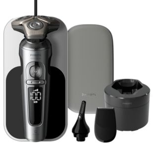 Shaver S9000 Prestige Wet &amp; Dry Electric shaver with SkinIQ