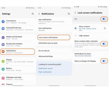 Samsung push notifications
