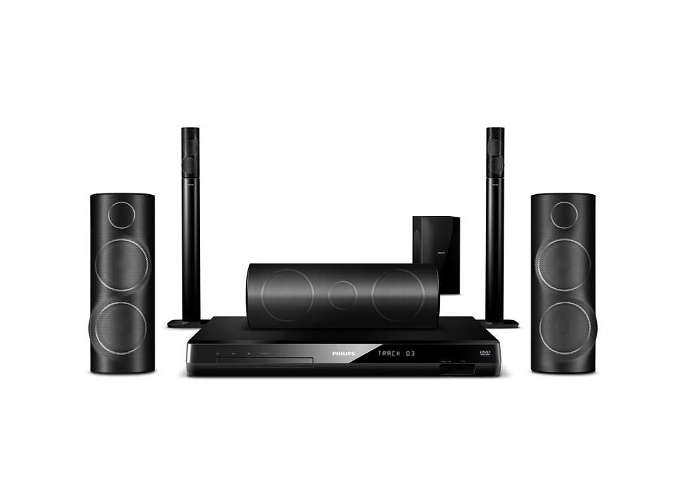 Cinematic surround sound with 3D Angled Speakers