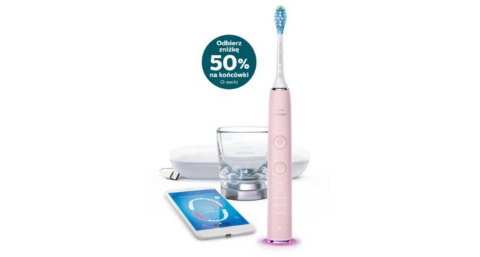 DiamondClean Smart 9500, różowa | Philips Sonicare
