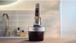Deep cleaning in 1 minute for hygienic shave