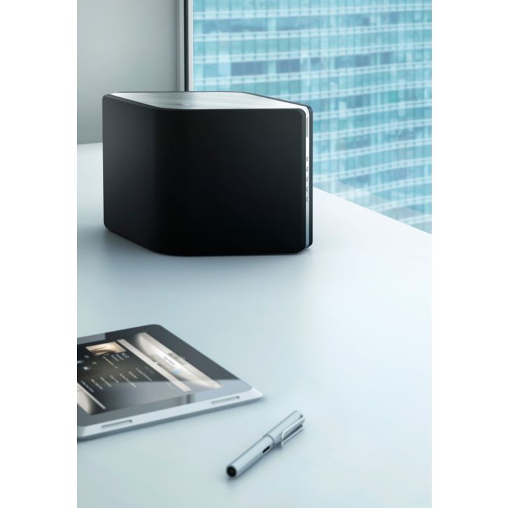 All your music in high fidelity sound. Wirelessly.