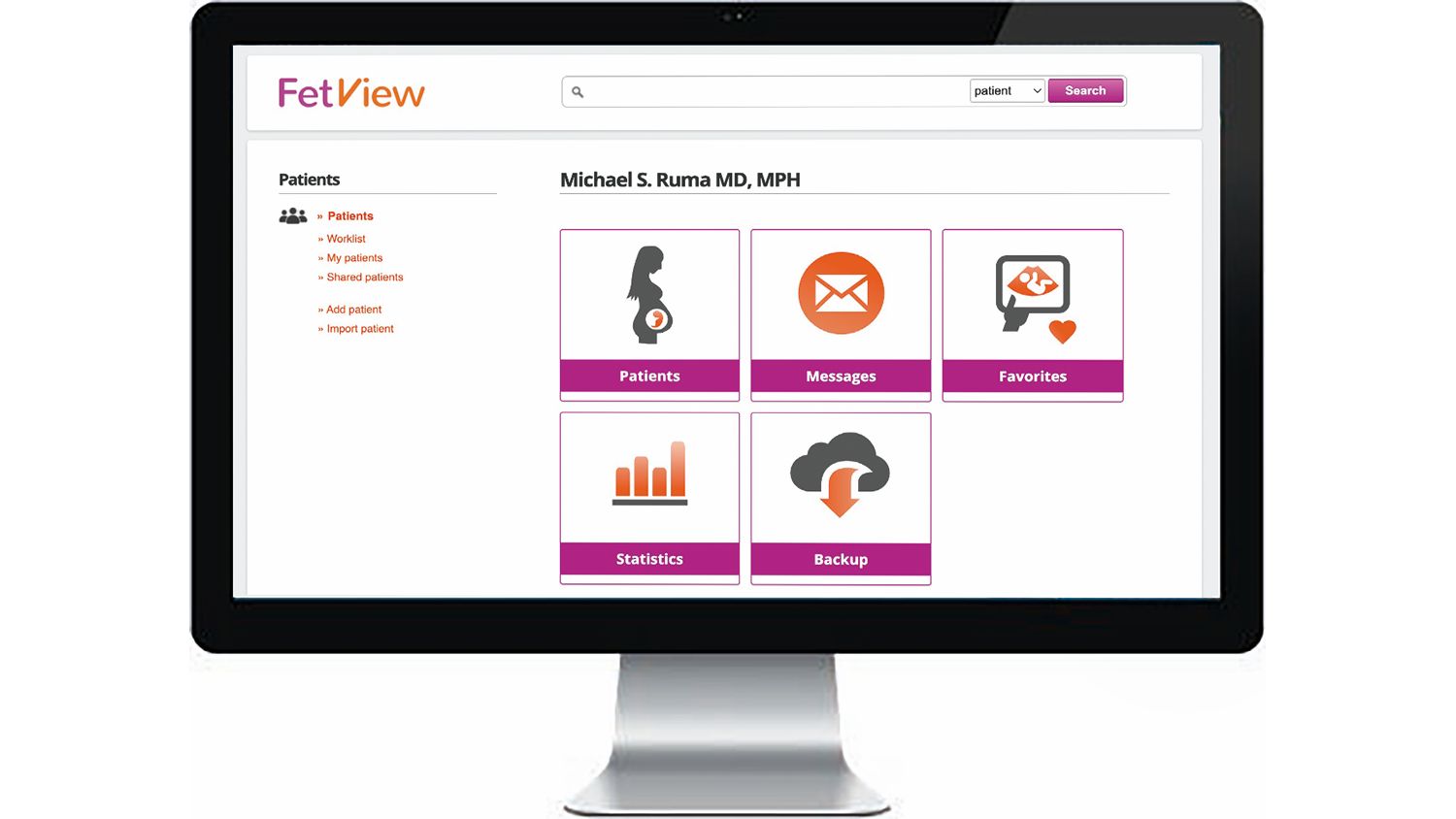 FetView monitor from printed article
