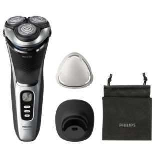 Shaver 3000 Series Sähköparranajokone märkä- ja kuiva-ajoon