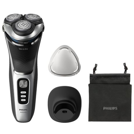 S3341/13  Shaver series 3000 S3350/06 Wet and dry electric shaver