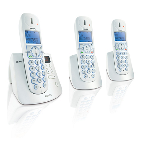 CD4453S/05  Cordless phone answer machine
