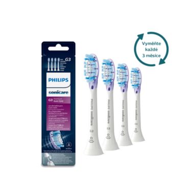 Philips Sonicare Premium Gum Care Standardní velikost hlavice sonického kartáčku 4 ks