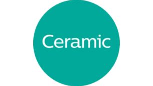 More Care with ceramic elements, providing far infrared heat