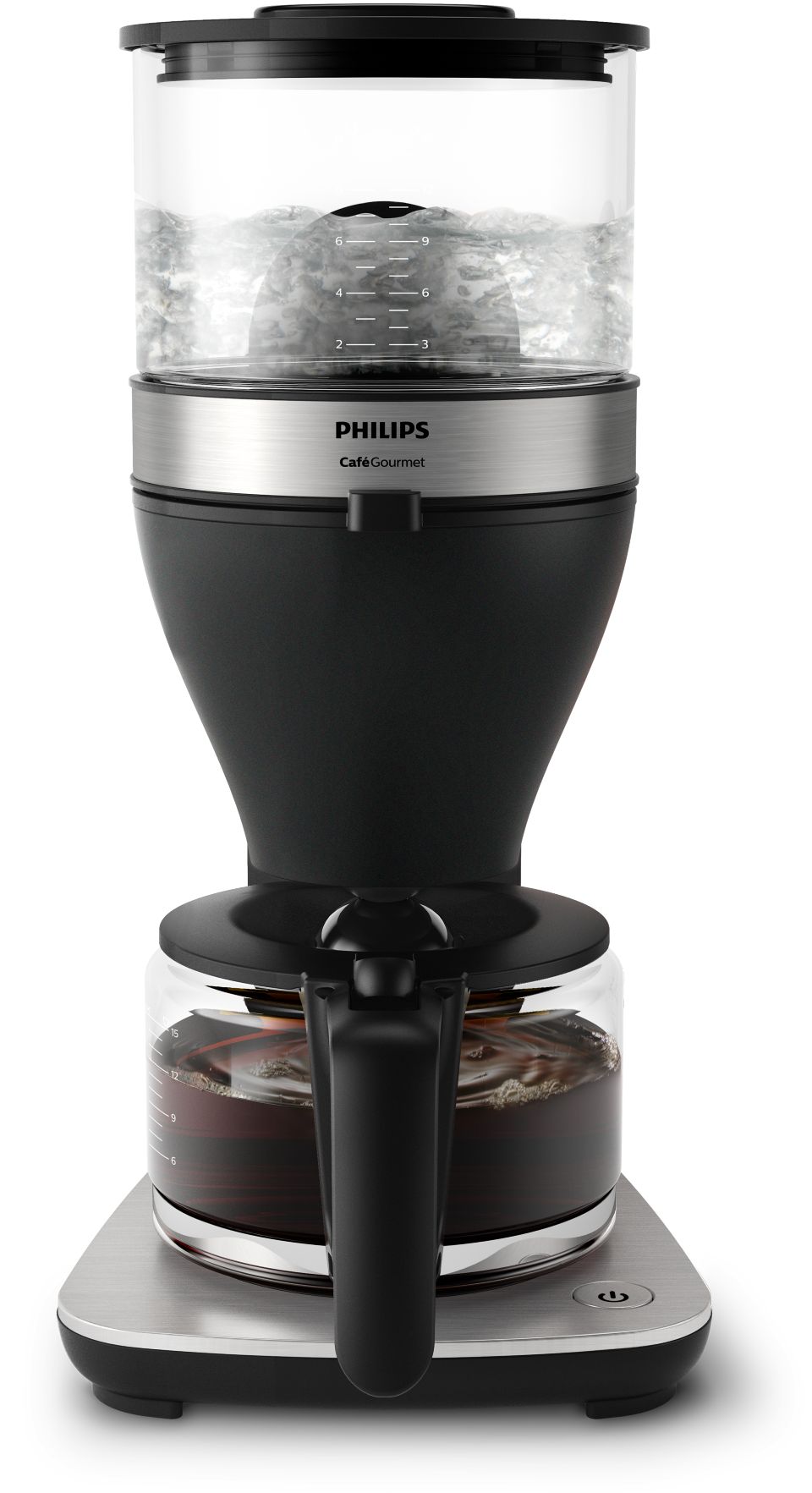 Philips Café Gourmet HD5416/00 Cafetière blanc Nombre de tasse=15 verseuse  en verre - Cdiscount Maison