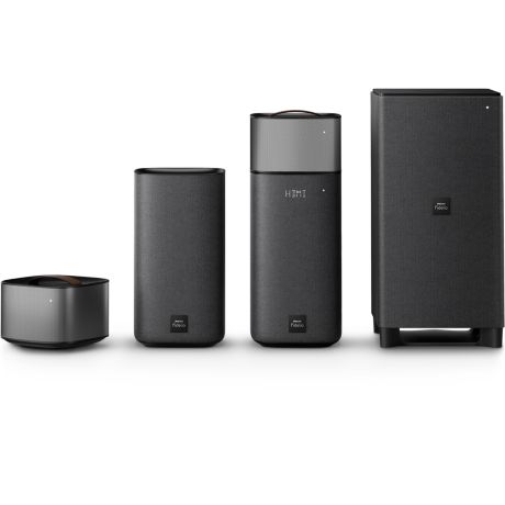 E6/12 Philips Fidelio Kabellose Surround-Kinolautsprecher