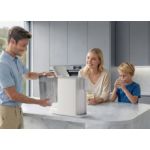 Purified water, ambient, 45°C, 85°C or 95°C