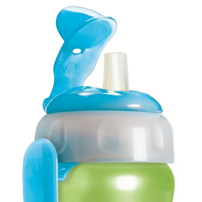 Flip-top lid keeps spout clean