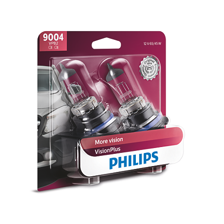 9004VPB2 VisionPlus upgrade headlight bulb