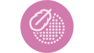 如丝般柔软的刷毛，柔和深度清洁