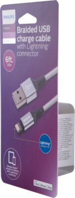 Premium braided Lightning cable aluminum connector