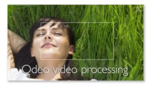 Qdeo™ video apstrāde filmu rādīšanai vistīrākajā formā