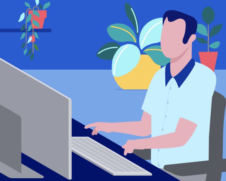 still image from animated video about the Customer Services Portal