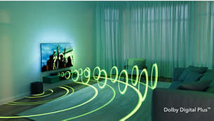 Dolby Digital Plus. Cinematic sound at home