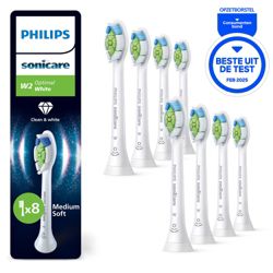 Sonicare Optimal White Set van 8 opzetborstels