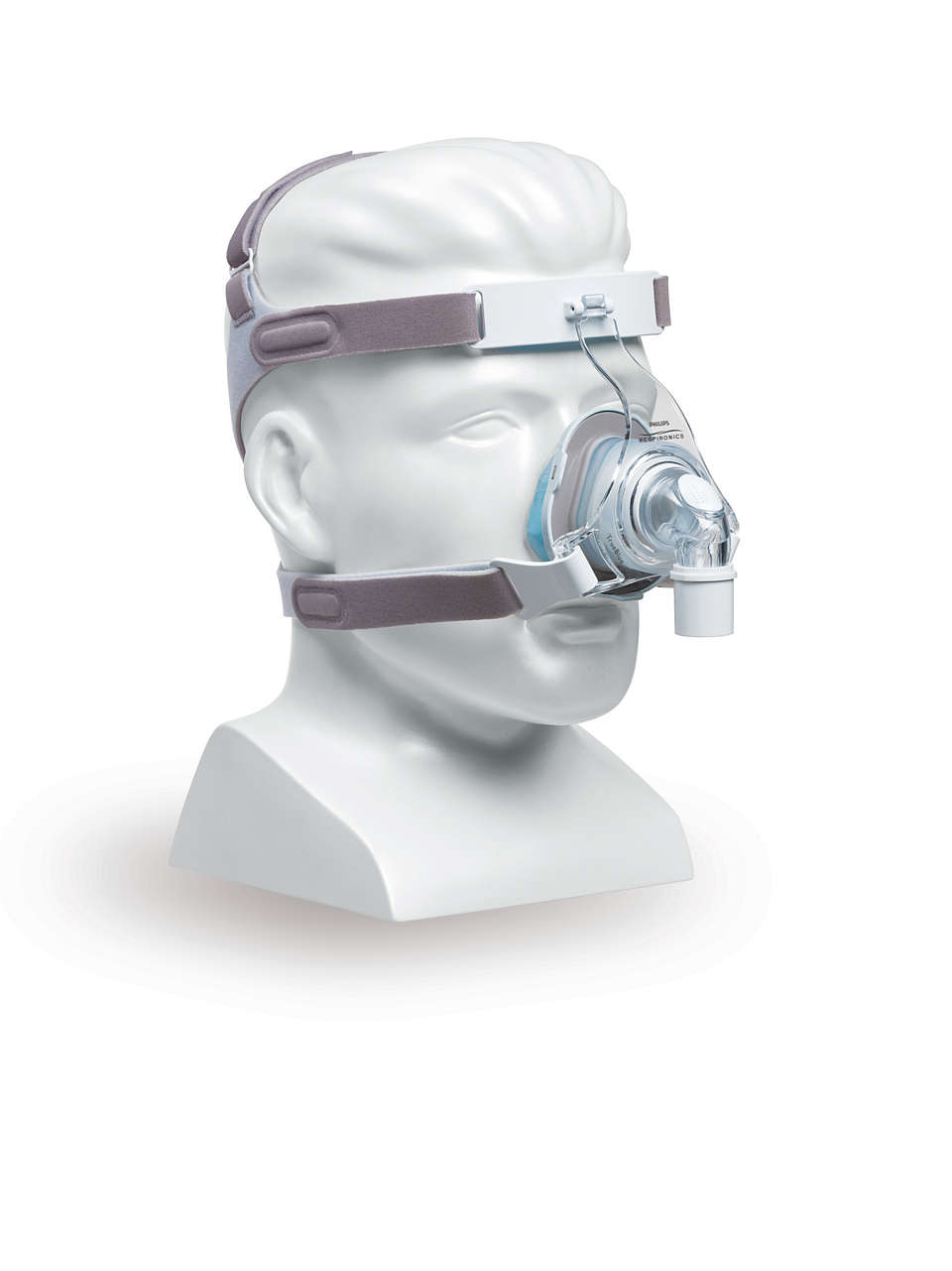 TrueBlue-gelmaske med Auto-Seal-teknologi