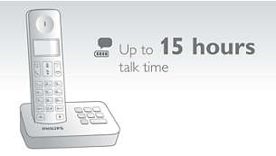 Up to 15 hours talk time