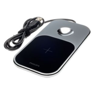 Shaver S9000 Prestige Wireless charging pad - Light Grey