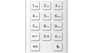 Calibrated, seamlessly integrated keys for precise dialling