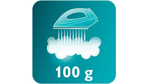 بخار كثيف يصل إلى 100 غ لإزالة التجاعيد الصعبة بسهولة