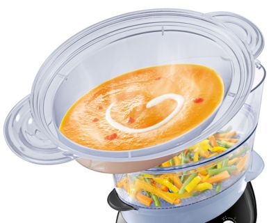 Τεράστιο δοχείο ατμού για σούπα, βραστά φαγητά, ρύζι και πολλά ακόμη