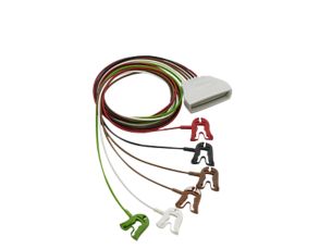 Patient Cable ECG 6 lead Grabber Telemetry Lead Set