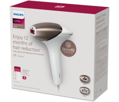 Philips Lumea IPL 8000 Series IPL Hair removal device with SenseIQ, BR