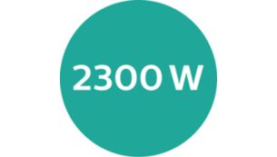 Un séchage rapide et performant à 2 300 W