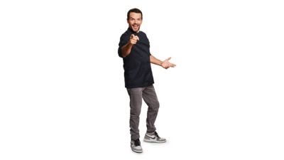 Studio portrait of chef Steffen Henssler used for Airfryer television and marketing campaign visuals.

