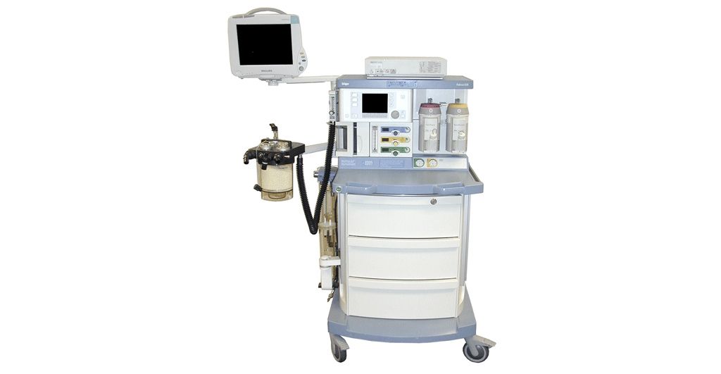 IntelliVue MP40/50: Dräger Fabius GS Mounting Kit