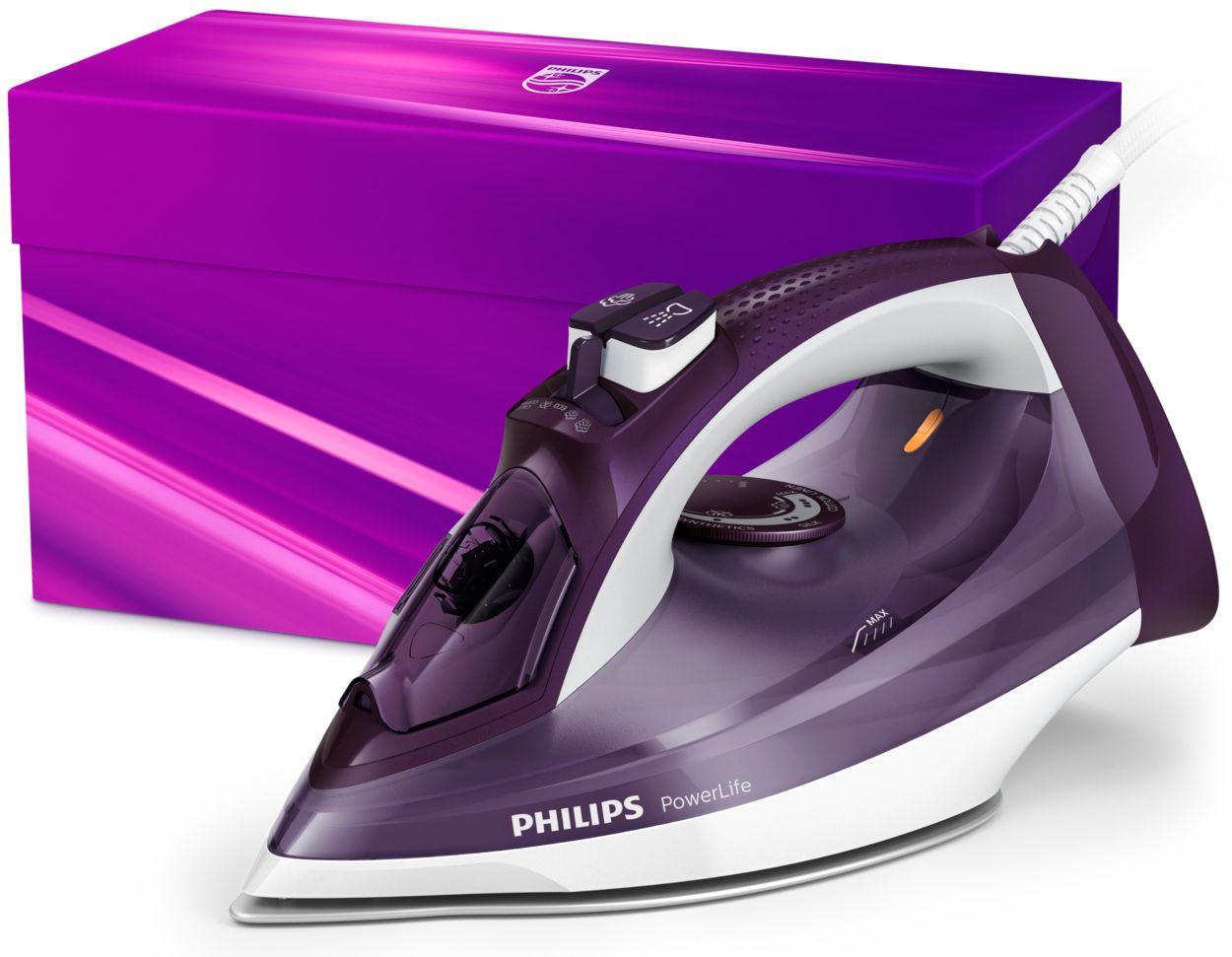 Fer à repasser vapeur Series 5000 2400W Violet - PHILIPS - DST5030