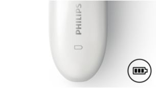 Chargeable battery for 40 min cordless use & indicator light