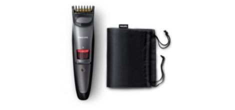 Beardtrimmer series 3000 Prirezovalnik brade z nastavitvijo za neobrit videz