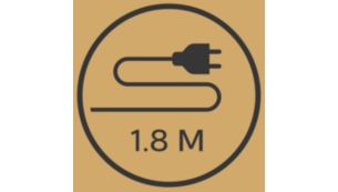 Cabo de alimentação de 1,8 m